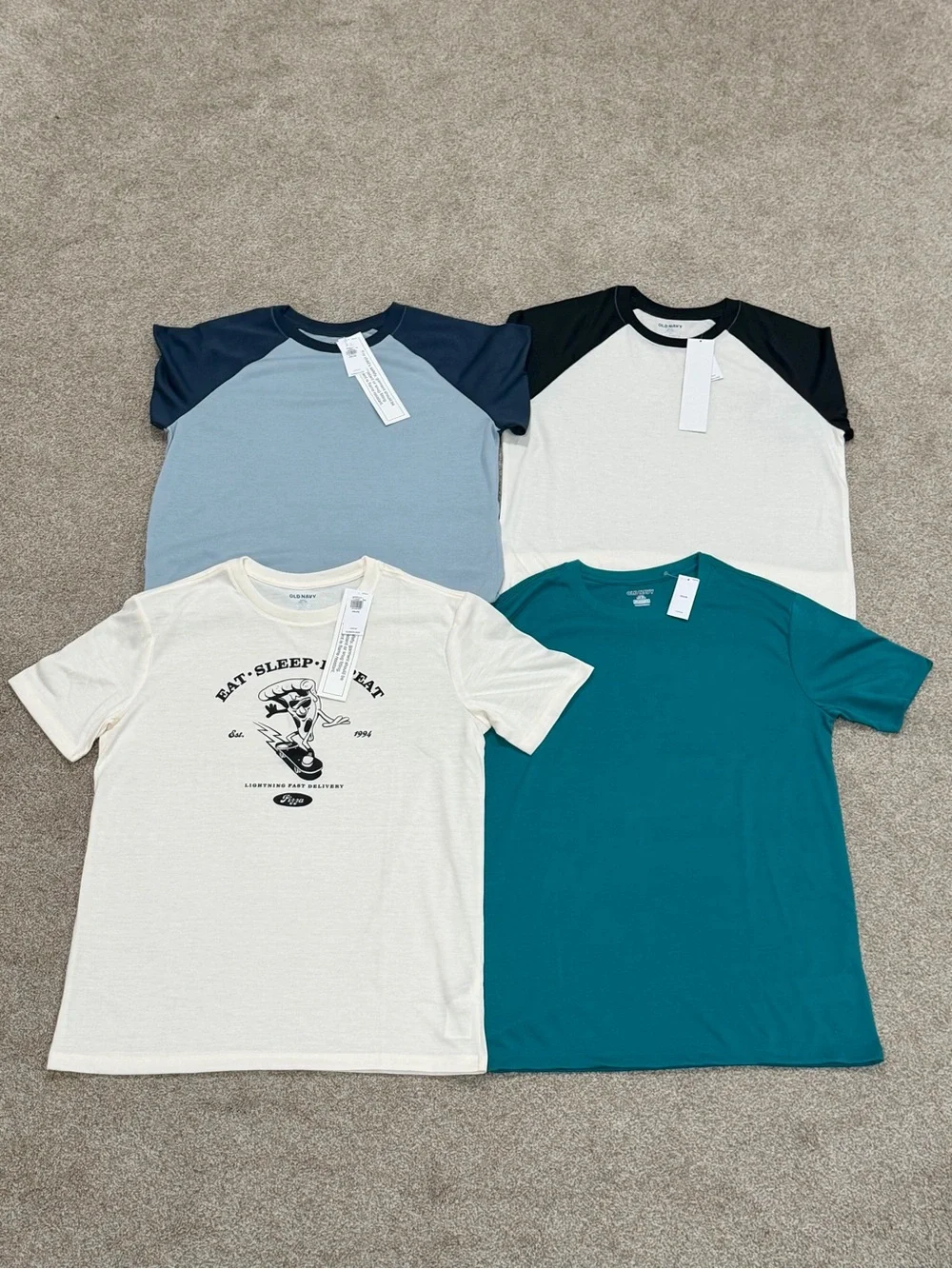 Old Navy Pajamas Short Sleeve Shirt Lot Boy’s Size XXL